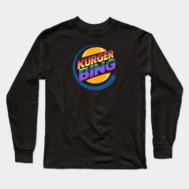 Kurger Bing LGBTQ Logo Long Sleeve T-Shirt by Kurger Bing